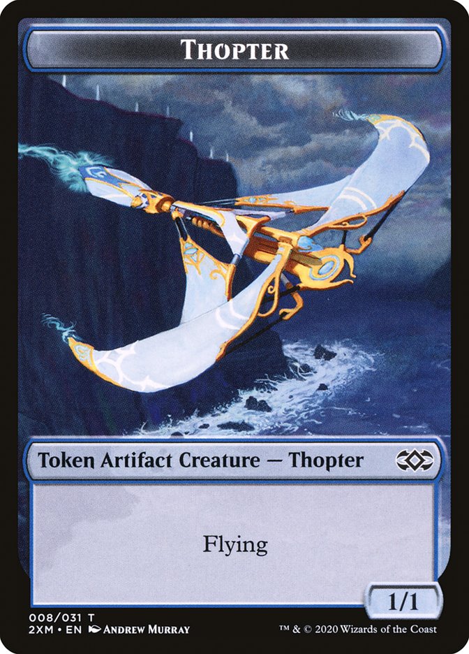 Thopter (008/031) [Double Masters Tokens] | Cracking-Singles