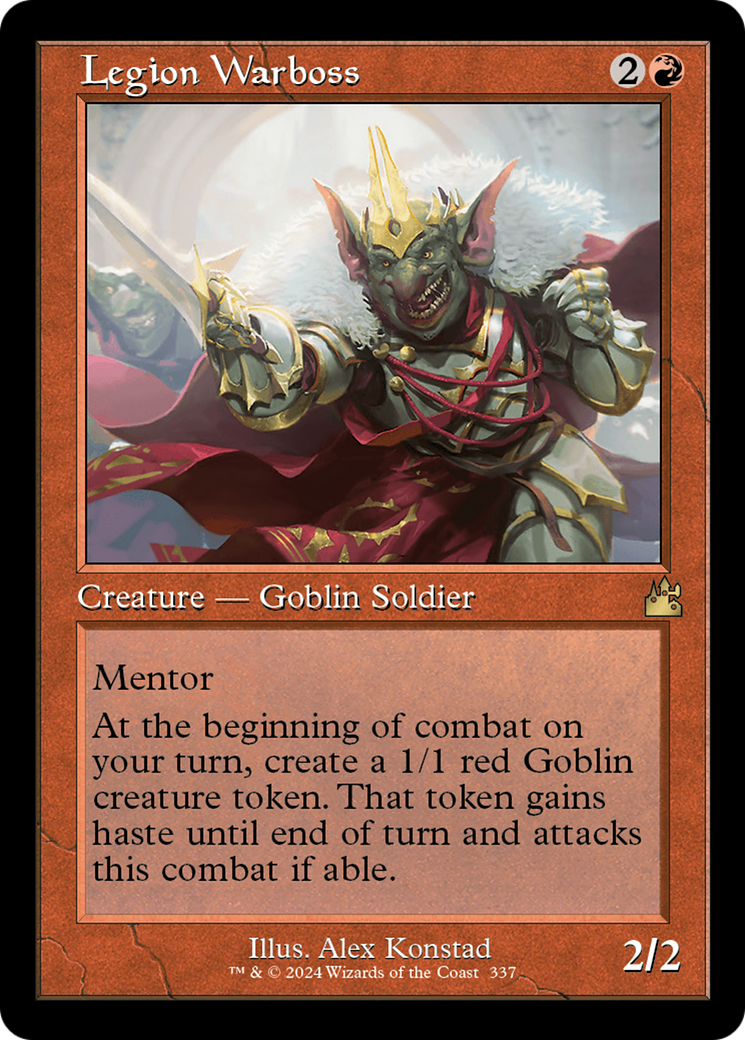 Legion Warboss (Retro Frame) [Ravnica Remastered] | Cracking-Singles