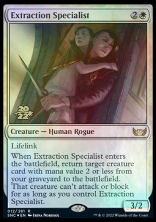 Extraction Specialist [Streets of New Capenna Prerelease Promos] | Cracking-Singles