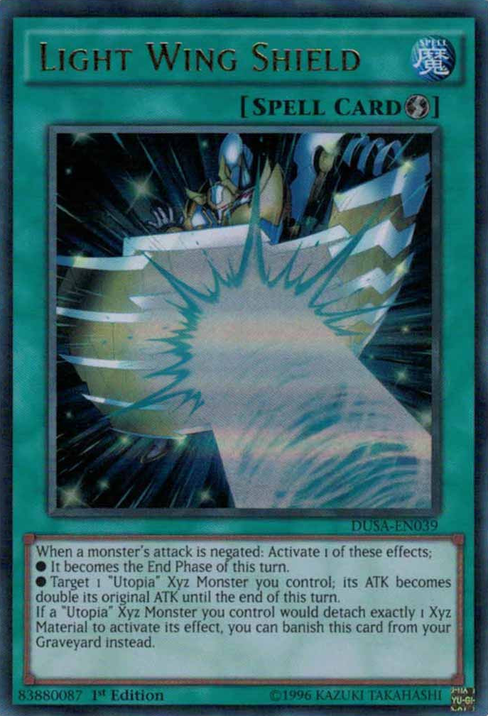 Light Wing Shield [DUSA-EN039] Ultra Rare | Cracking-Singles