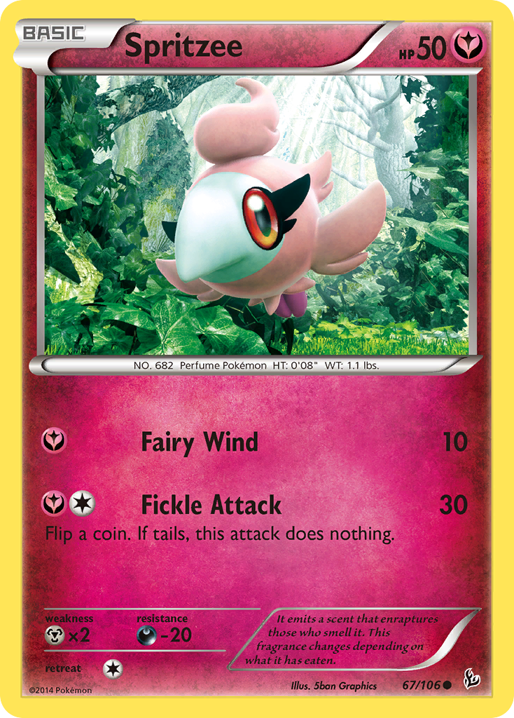 Spritzee (67/106) [XY: Flashfire] | Cracking-Singles