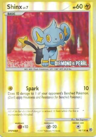 Shinx (98/130) [Burger King Promos: 2008 Collection] | Cracking-Singles