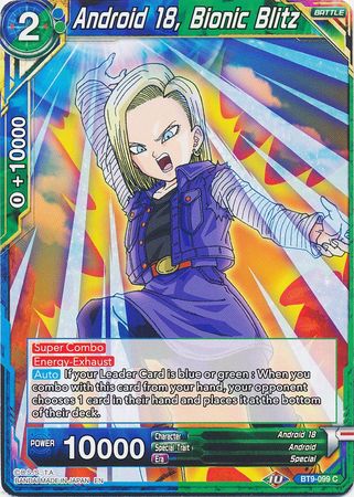 Android 18, Bionic Blitz [BT9-099] | Cracking-Singles