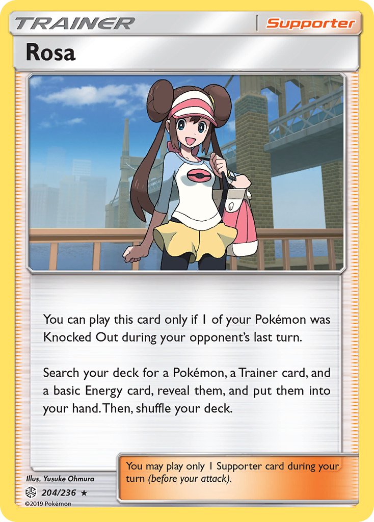 Rosa (204/236) (Theme Deck Exclusive) [Sun & Moon: Cosmic Eclipse] | Cracking-Singles