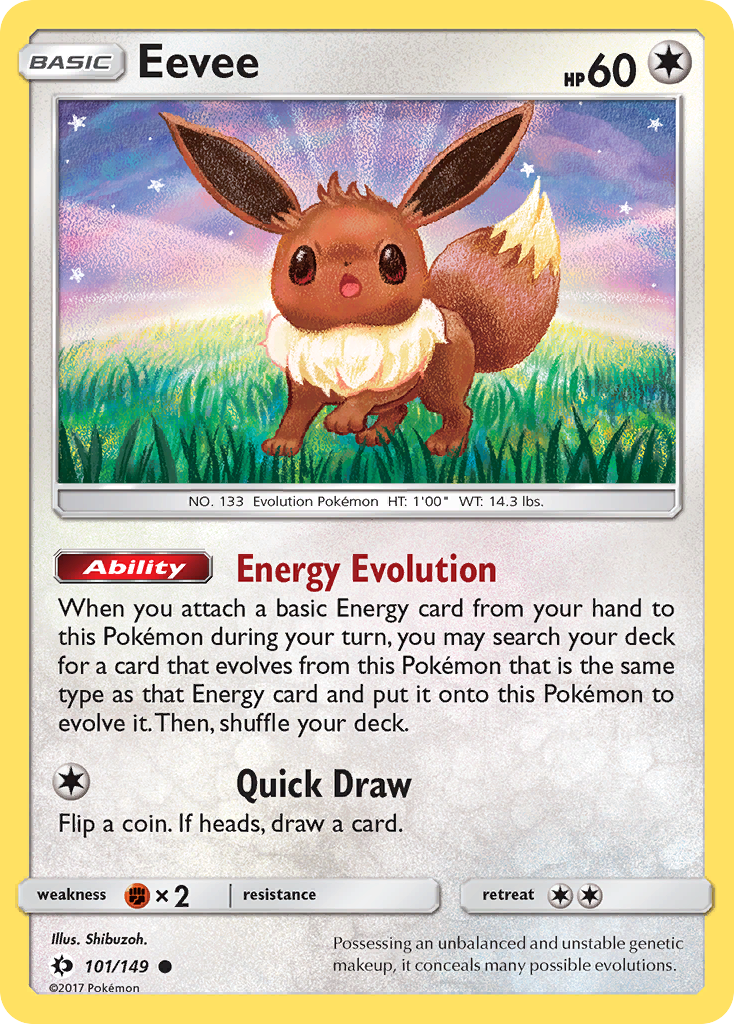 Eevee (101/149) [Sun & Moon: Base Set] | Cracking-Singles