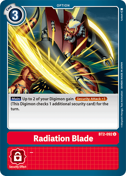 Radiation Blade [BT2-092] [Release Special Booster Ver.1.0] | Cracking-Singles