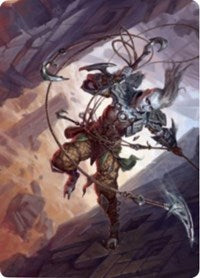 Akiri, Fearless Voyager Art Card [Zendikar Rising Art Series] | Cracking-Singles