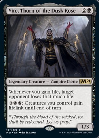 Vito, Thorn of the Dusk Rose [Core Set 2021] | Cracking-Singles