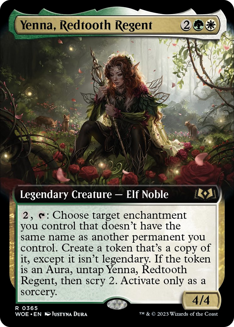 Yenna, Redtooth Regent (Extended Art) [Wilds of Eldraine] | Cracking-Singles