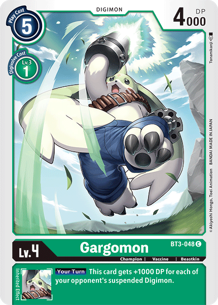 Gargomon [BT3-048] [Release Special Booster Ver.1.5] | Cracking-Singles