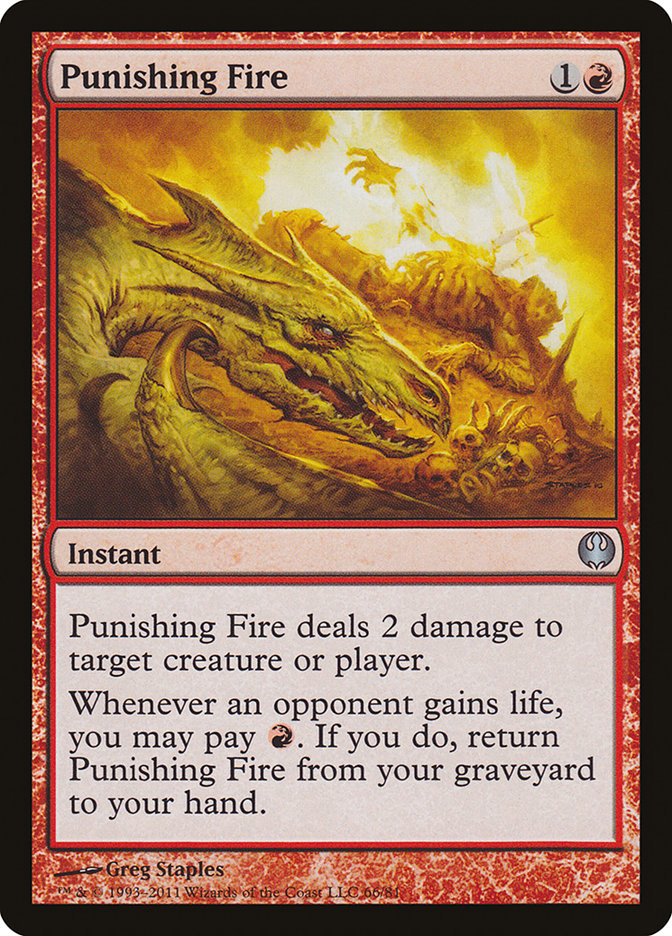 Punishing Fire [Duel Decks: Knights vs. Dragons] | Cracking-Singles