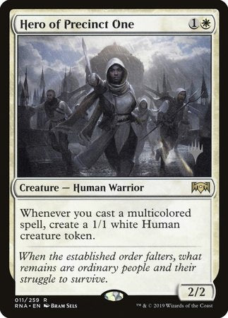 Hero of Precinct One [Ravnica Allegiance Promos] | Cracking-Singles