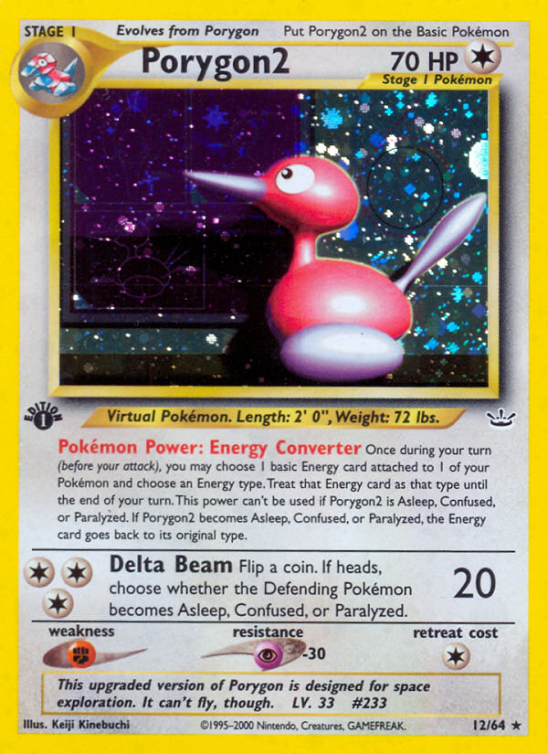 Porygon2 (12/64) [Neo Revelation 1st Edition] | Cracking-Singles