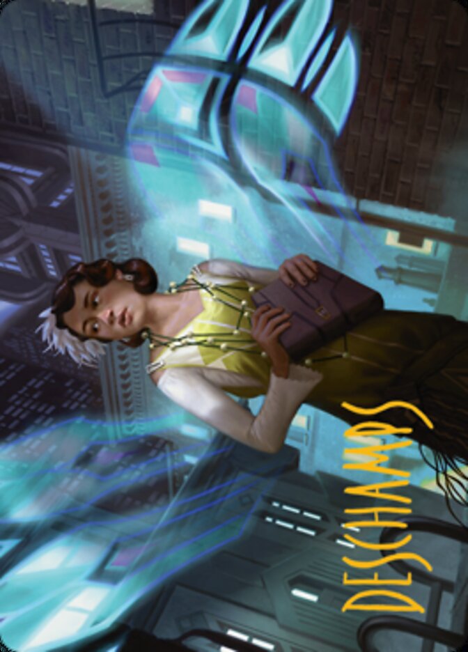 Giada, Font of Hope 1 Art Card (Gold-Stamped Signature) [Streets of New Capenna Art Series] | Cracking-Singles