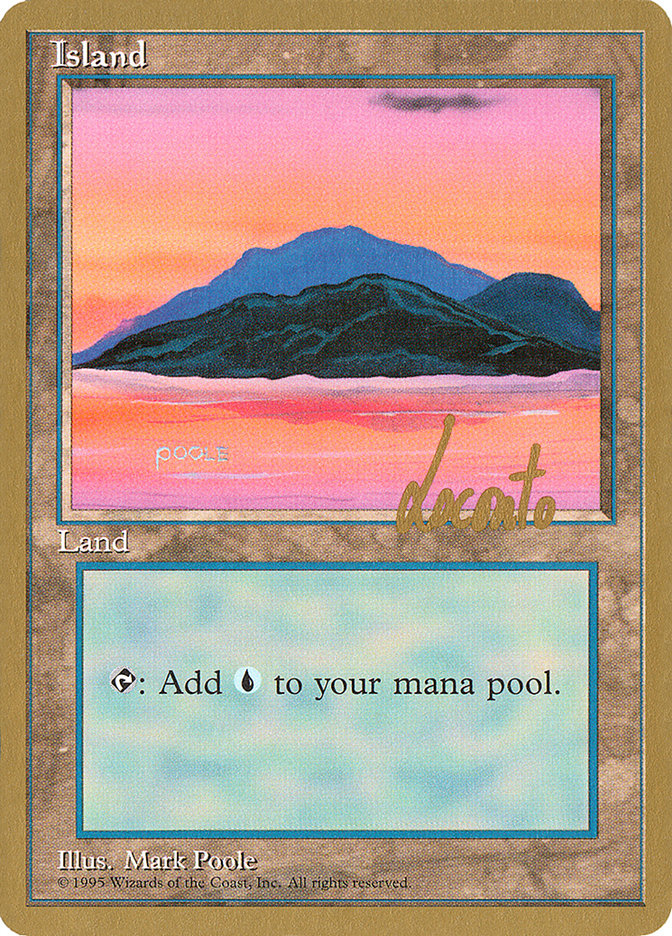 Island (ml369) (Michael Loconto) [Pro Tour Collector Set] | Cracking-Singles