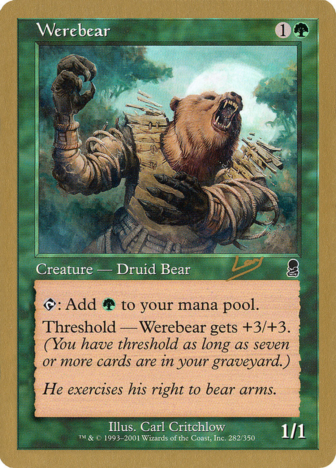 Werebear (Raphael Levy) [World Championship Decks 2002] | Cracking-Singles