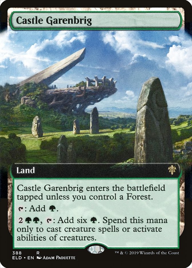 Castle Garenbrig (Extended Art) [Throne of Eldraine] | Cracking-Singles