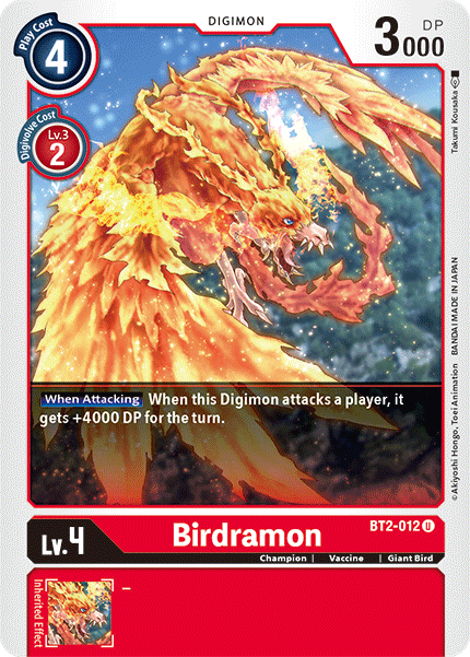 Birdramon [BT2-012] [Release Special Booster Ver.1.5] | Cracking-Singles