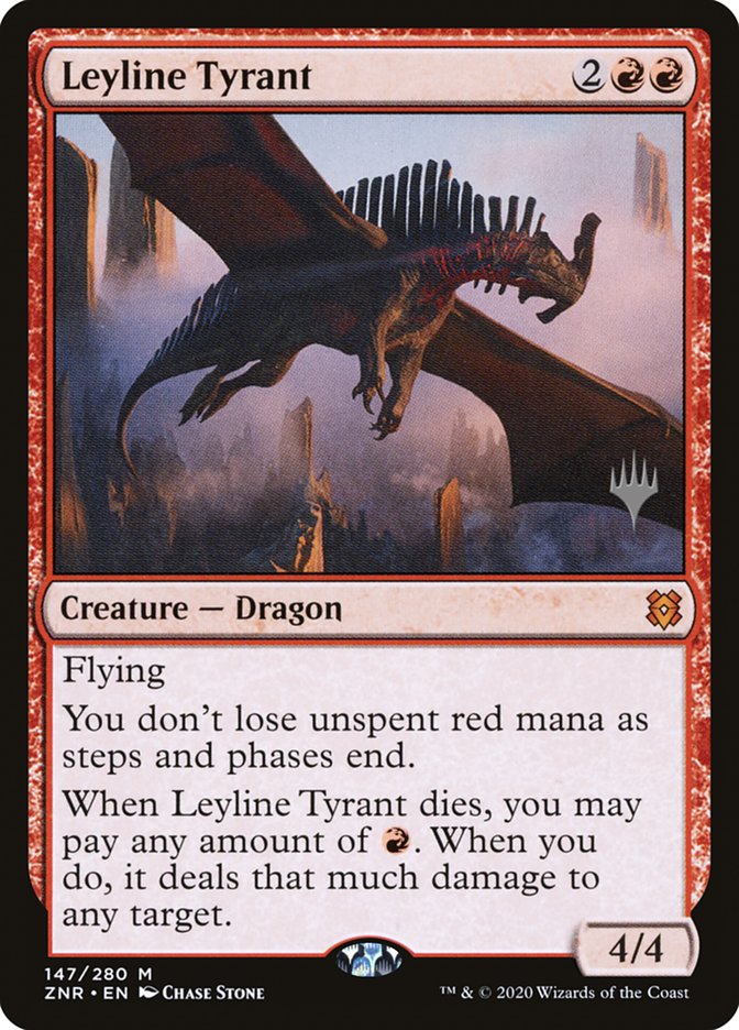 Leyline Tyrant (Promo Pack) [Zendikar Rising Promos] | Cracking-Singles