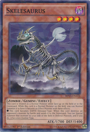 Skelesaurus [BP03-EN108] Shatterfoil Rare | Cracking-Singles