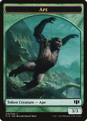 Ape // Zombie (011/036) Double-sided Token [Commander 2014 Tokens] | Cracking-Singles