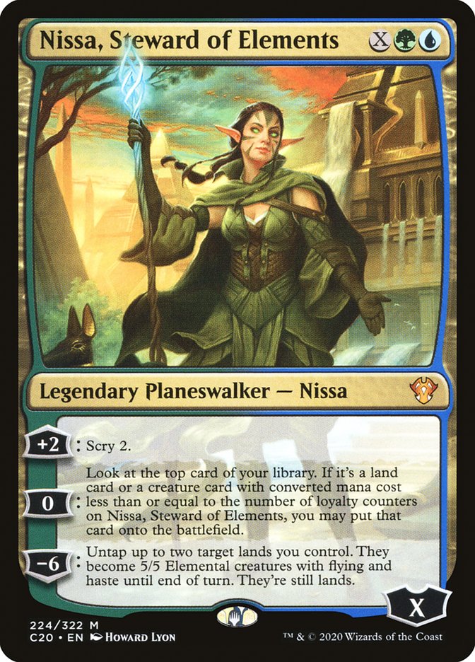 Nissa, Steward of Elements [Commander 2020] | Cracking-Singles