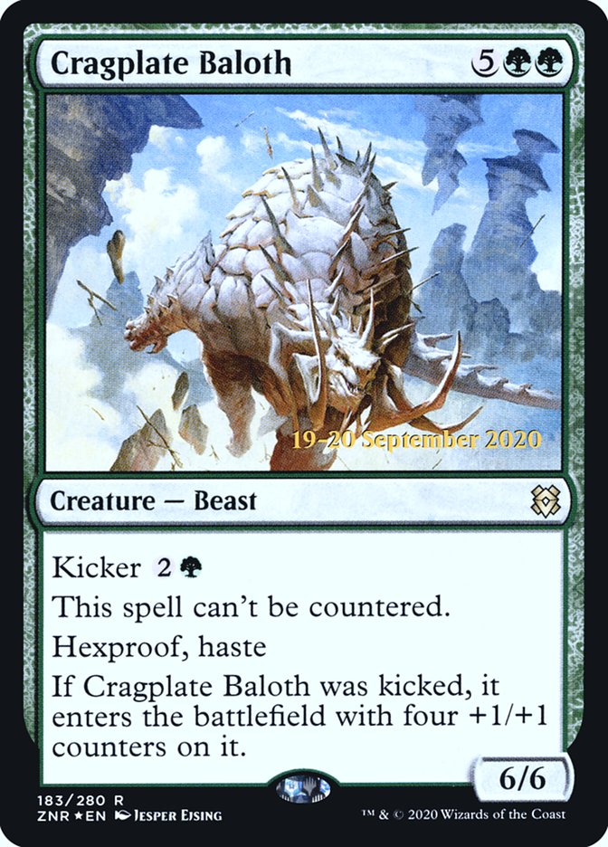 Cragplate Baloth  [Zendikar Rising Prerelease Promos] | Cracking-Singles