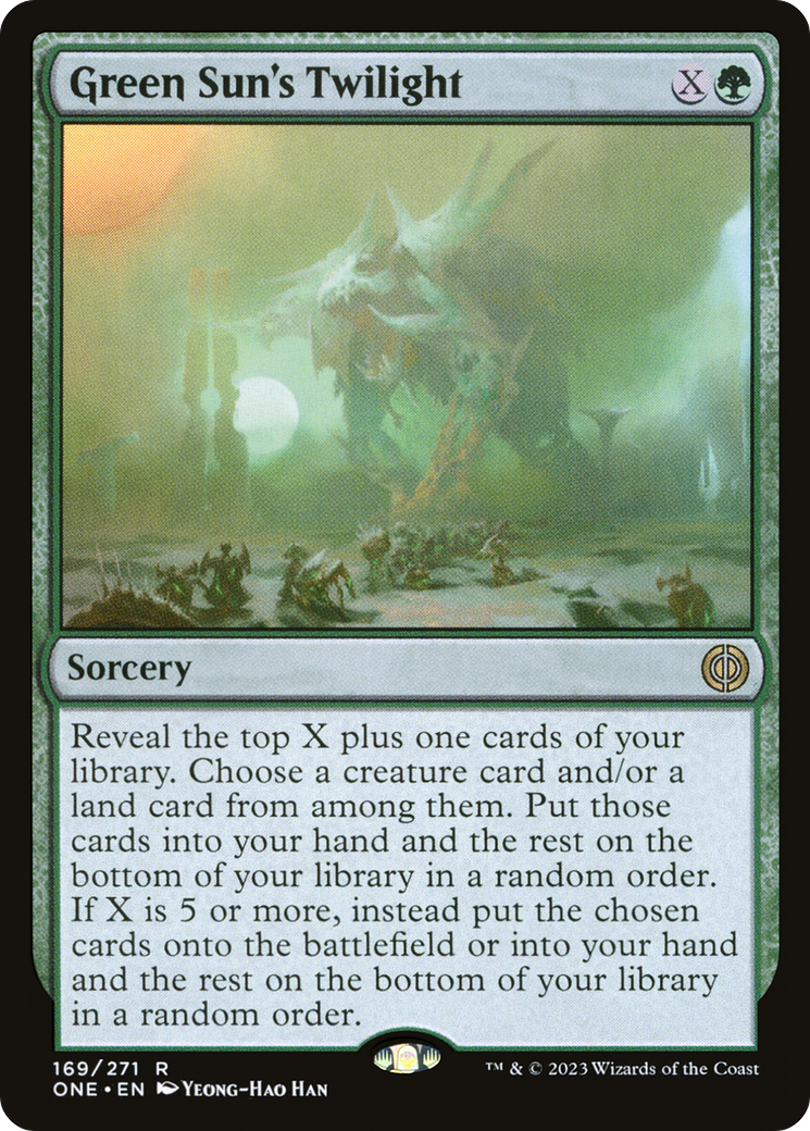 Green Sun's Twilight [Phyrexia: All Will Be One] | Cracking-Singles