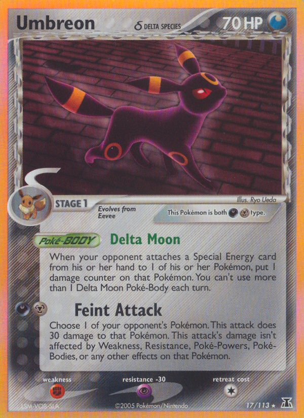 Umbreon (17/113) (Delta Species) [EX: Delta Species] | Cracking-Singles