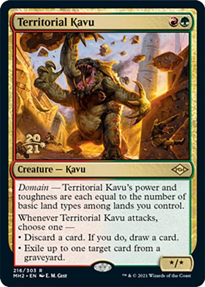 Territorial Kavu [Modern Horizons 2 Prerelease Promos] | Cracking-Singles