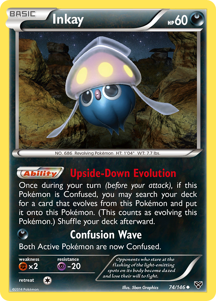 Inkay (74/146) [XY: Base Set] | Cracking-Singles