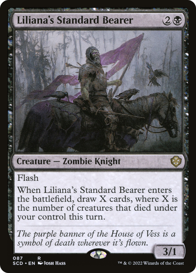 Liliana's Standard Bearer [Starter Commander Decks] | Cracking-Singles