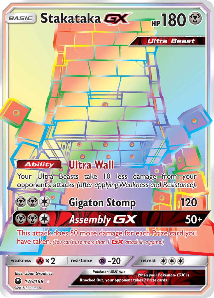 Stakataka GX (176/168) [Sun & Moon: Celestial Storm] | Cracking-Singles