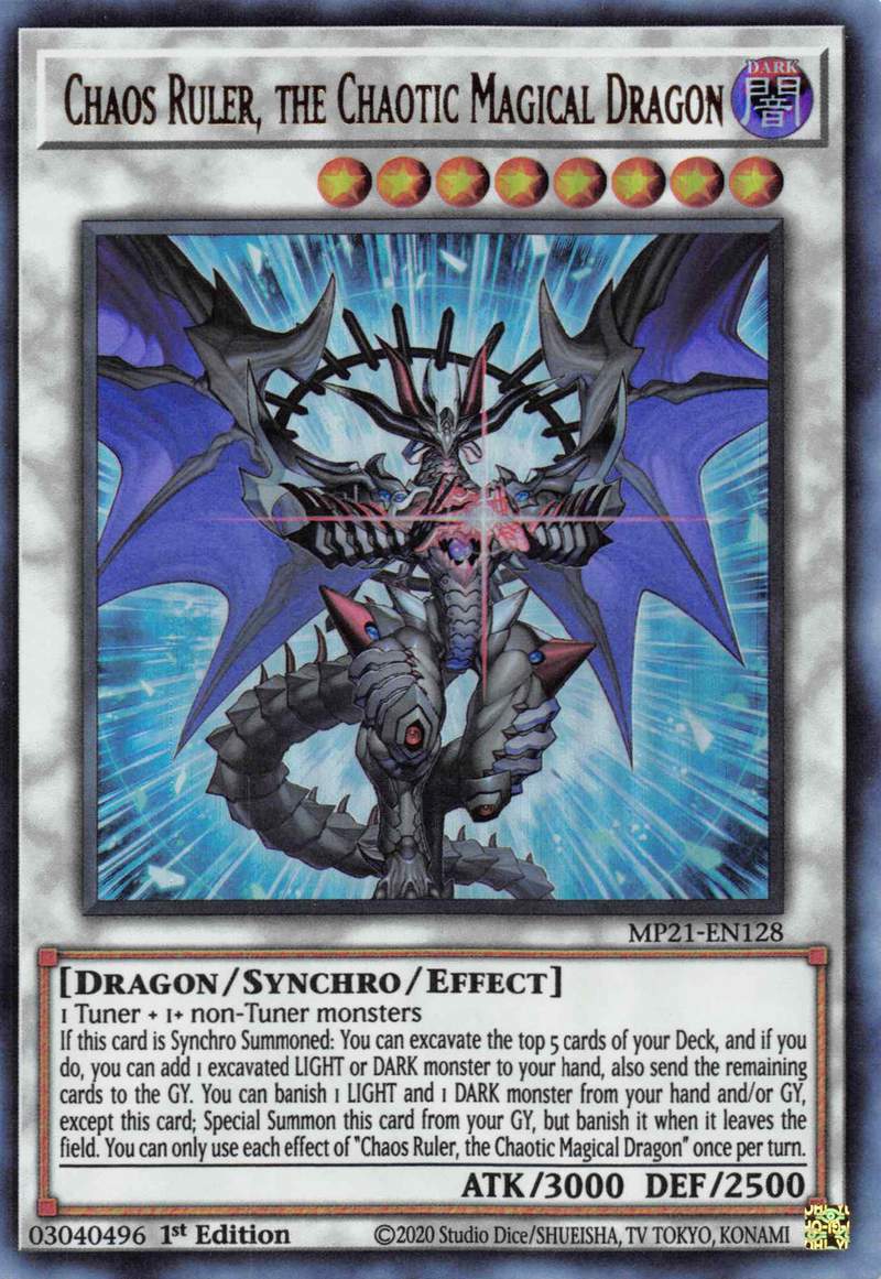 Chaos Ruler, the Chaotic Magical Dragon [MP21-EN128] Ultra Rare | Cracking-Singles