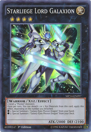 Starliege Lord Galaxion [MP14-EN097] Super Rare | Cracking-Singles