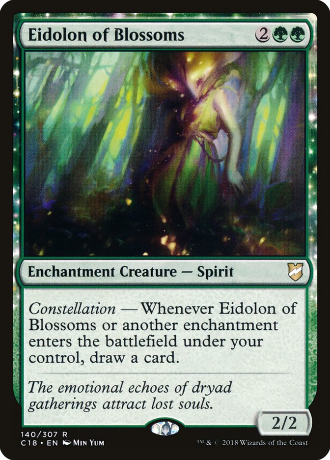 Eidolon of Blossoms [Commander 2018] | Cracking-Singles