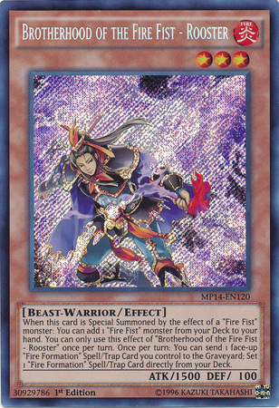 Brotherhood of the Fire Fist - Rooster [MP14-EN120] Secret Rare | Cracking-Singles