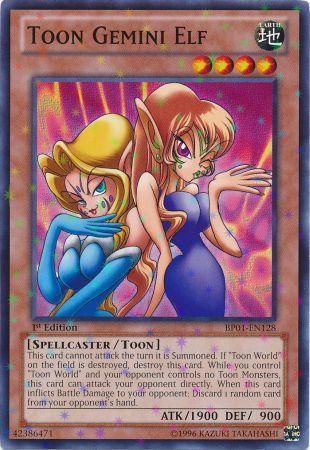 Toon Gemini Elf [BP01-EN128] Starfoil Rare | Cracking-Singles