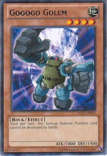 Gogogo Golem (Blue) [DL15-EN010] Rare | Cracking-Singles