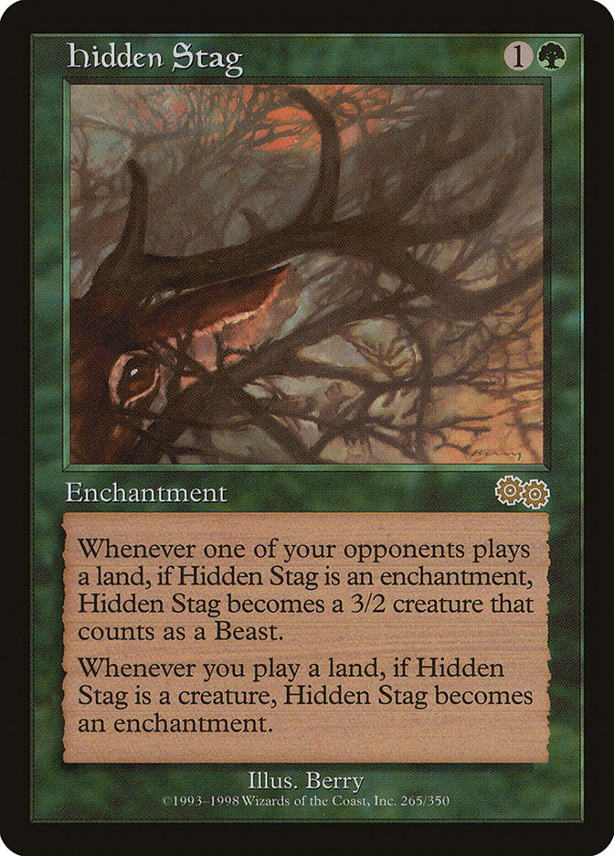 Hidden Stag [Urza's Saga] | Cracking-Singles