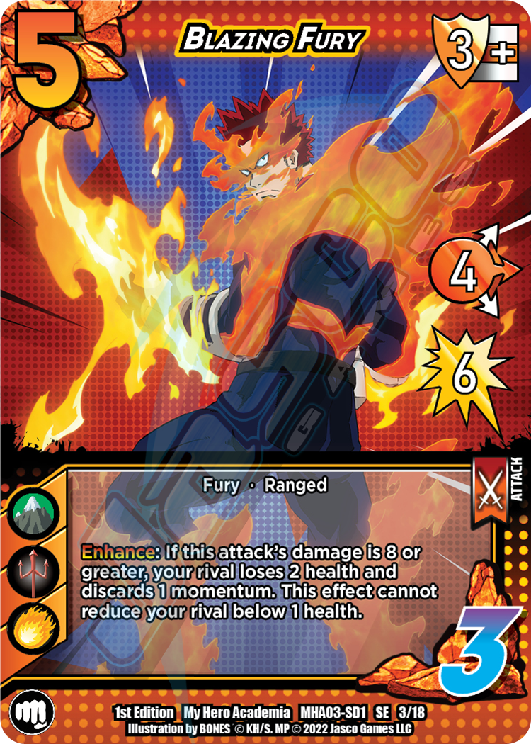 Blazing Fury [Endeavor Clash Deck] | Cracking-Singles