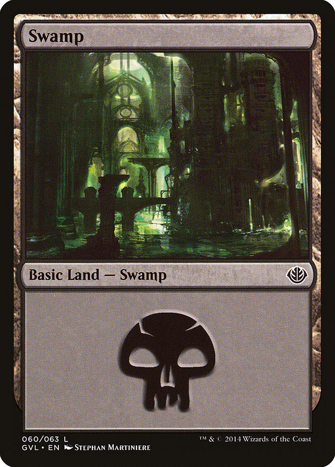 Swamp (60) (Garruk vs. Liliana) [Duel Decks Anthology] | Cracking-Singles