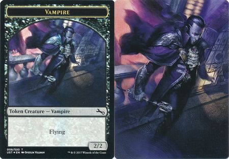 Vampire // Vampire Token [Unstable Tokens] | Cracking-Singles