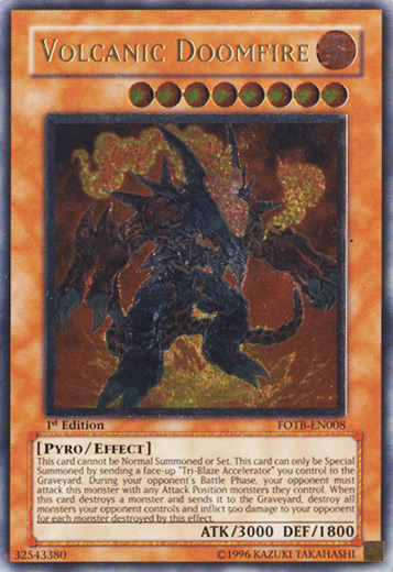 Volcanic Doomfire [FOTB-EN008] Ultimate Rare | Cracking-Singles