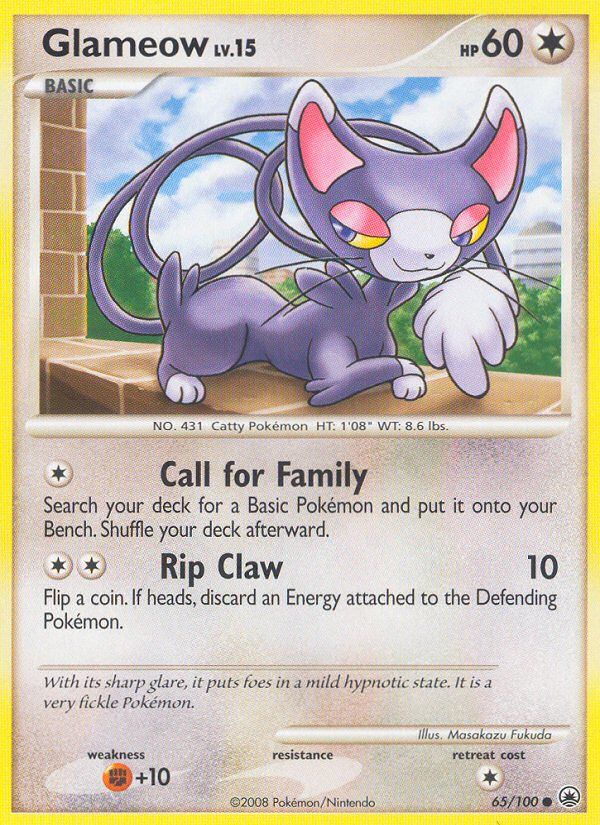 Glameow (65/100) [Diamond & Pearl: Majestic Dawn] | Cracking-Singles