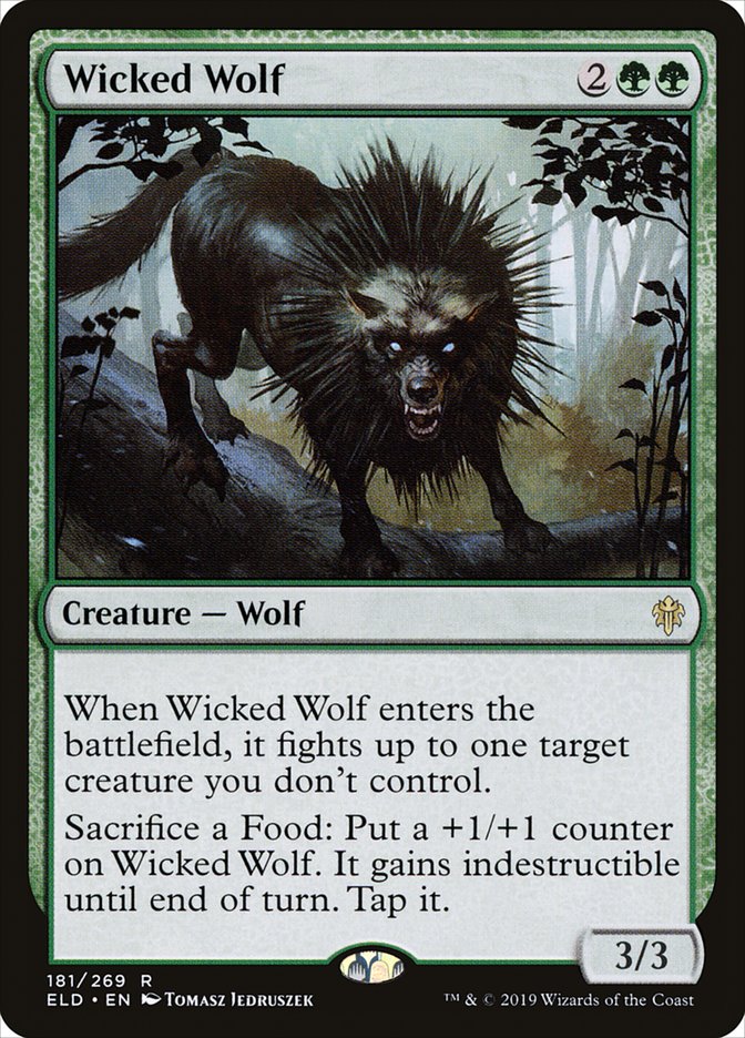 Wicked Wolf [Throne of Eldraine] | Cracking-Singles