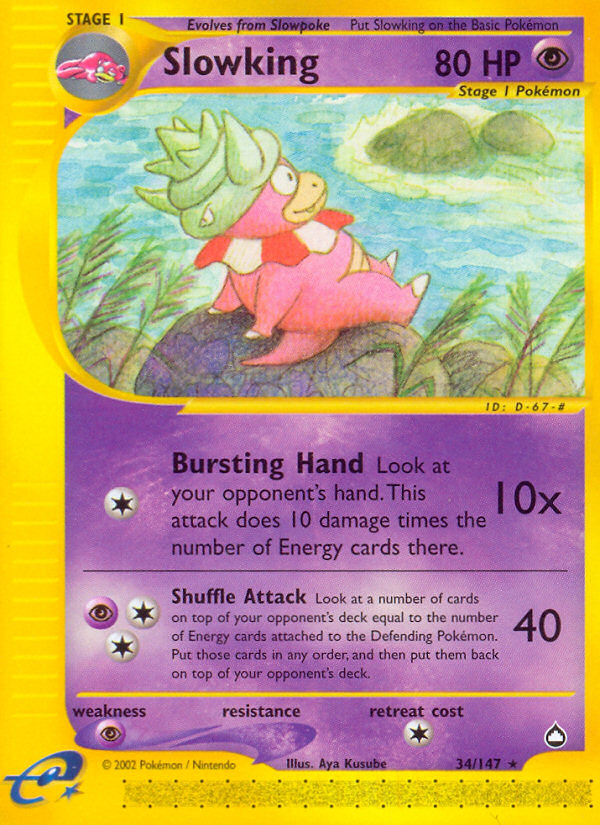 Slowking (34/147) [Aquapolis] | Cracking-Singles