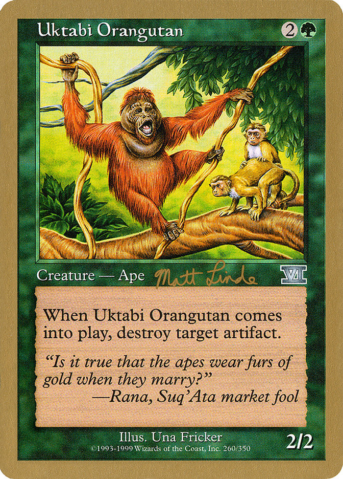 Uktabi Orangutan (Matt Linde) [World Championship Decks 1999] | Cracking-Singles