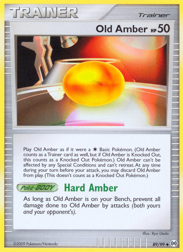 Old Amber (89/99) [Platinum: Arceus] | Cracking-Singles