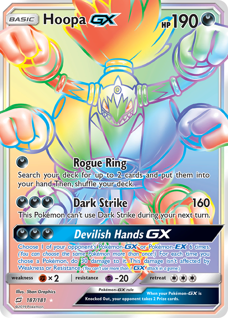 Hoopa GX (187/181) [Sun & Moon: Team Up] | Cracking-Singles